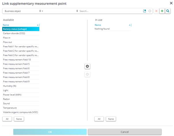 Link suppliementary measurement point