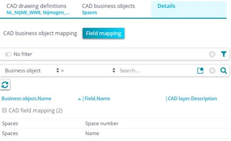 Mapping - space number and name